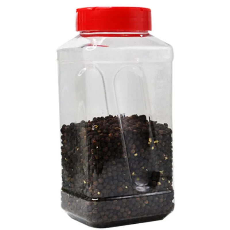 32oz Square PET Plastic Spice Jars Empty Spice Bottles with Shaker Lid for Storing Pepper Seasoning Food