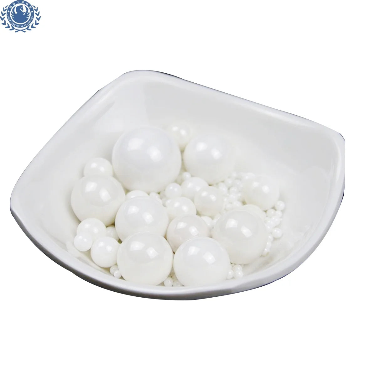 High Grinding Efficiency 92% 95% Alumina Ceramic Balls Wear Resistant Grinding Media 2250 Mpa Compression Strength 53-64hrc