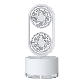 2026 Rechargeable Double-Ended Spray Fan Moist 280ML Fan Room Portable Mini Air Cooler Fan for Summer