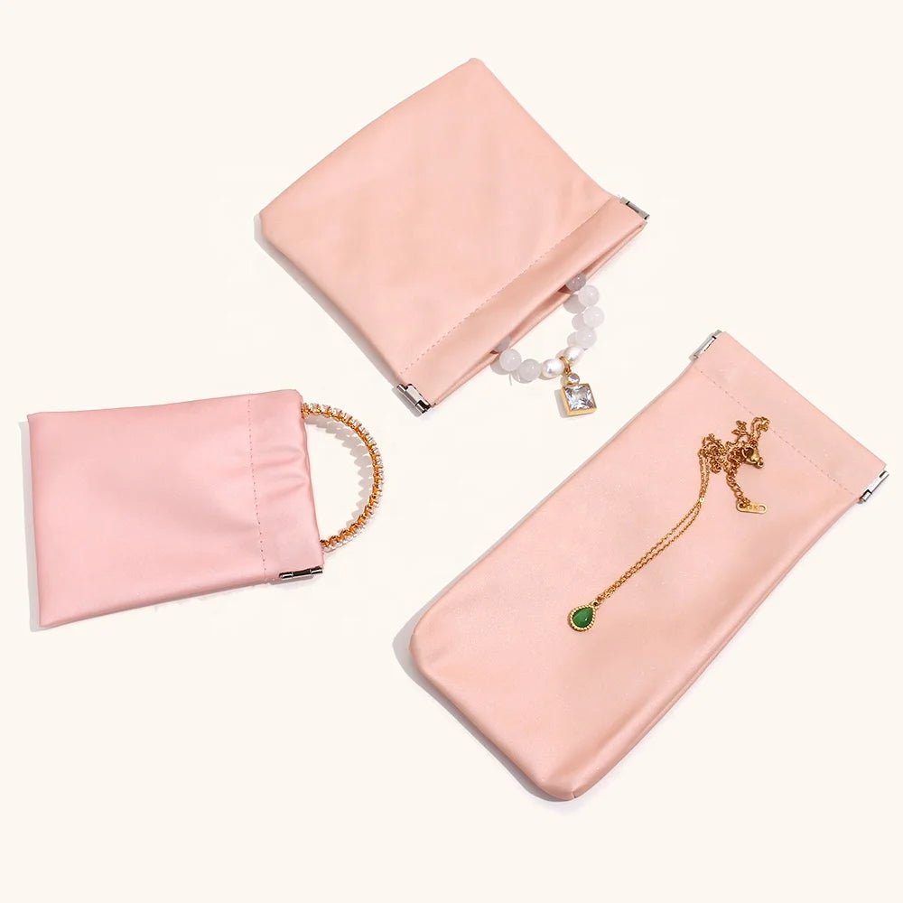 Dingran Fashion Design Gift Pouch Leather Jewelry Bags Waterproof Jewelry Packing Bags