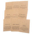 Make a Wish Thank You Fearless Wisdom Brown Inspire Paper Card 7.5x10cm Jewelry Packaging Display Cases for Wholesale