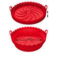BPA Free Foldable Air Fryer Silicone Pot 8.5 Inch Silicone Pot for Air Fryer Silicone Air Fryer Liners