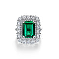 2020 Latest Silver Ring Design Women Fashion Vintage 15 Carat Micro Pave Cubic Zirconia Rings