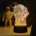 LS Modern 5D Luminous Diamond Painting Night Lamp Children Gift Crafts DIY Home Decorations Santa Snowman Flower Fashionable
