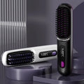 Electric Lcd Usb Ceramic Heating Straight Hair Comb Wireless Portable Negative Ion Styling Tool Rechargeable Straightening Brush MegaBDM