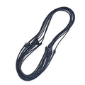 Adjustable Black Wax Rope Chain Jewelry Accessories Gemstone Crystal Pendant Necklace Rope