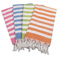 Factory Wholesale Disposable Compressed Striped Classic 100% Cotton Turkish Fouta Peshtamal Hamam Towels XL 100x180cm