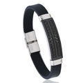 Silicone Classic Bangle & Bracelet Silver/Gold Plated Unisex Jewelry for Weddings Engagements Parties