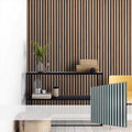 MUMU3d Wooden Acoustic Panel Polyester Fiber Fire Retardant Interior Modern Design Acoustic Panel