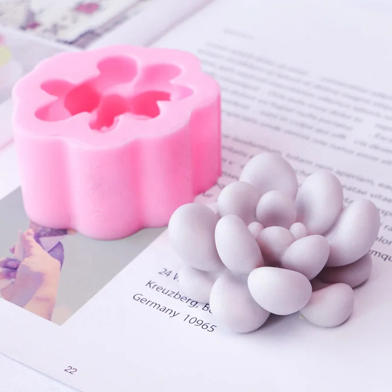 3D Creative Bedroom Bathroom Candle Soap Handmade Silicone Mold