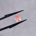 Starsgem IGI Certified 1ct 2ct Lab Grown Diamonds Pink Color Loose Pear Cut CVD Pear Shapes Wholesale