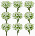 Luxurious Artificial Babys Breath Flowers 29cm White Artificial Flowers Home Decoration Wedding Garden Decor