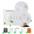 Cat Water Fountain Replacement Filters Units Compatible with PETKIT EVERSWEET 2S3/3ProSolos with Quadruple Filtration System