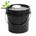 5 gallon safe paint white plastic buckets with lids handle price