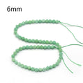 DIY Hot selling Semi-precious stones Beads green jade section beads chakra stones