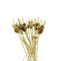 Hot Sale Disposable Bamboo Bead Skewer Cupcake Seafood Fruit Decorations for Party