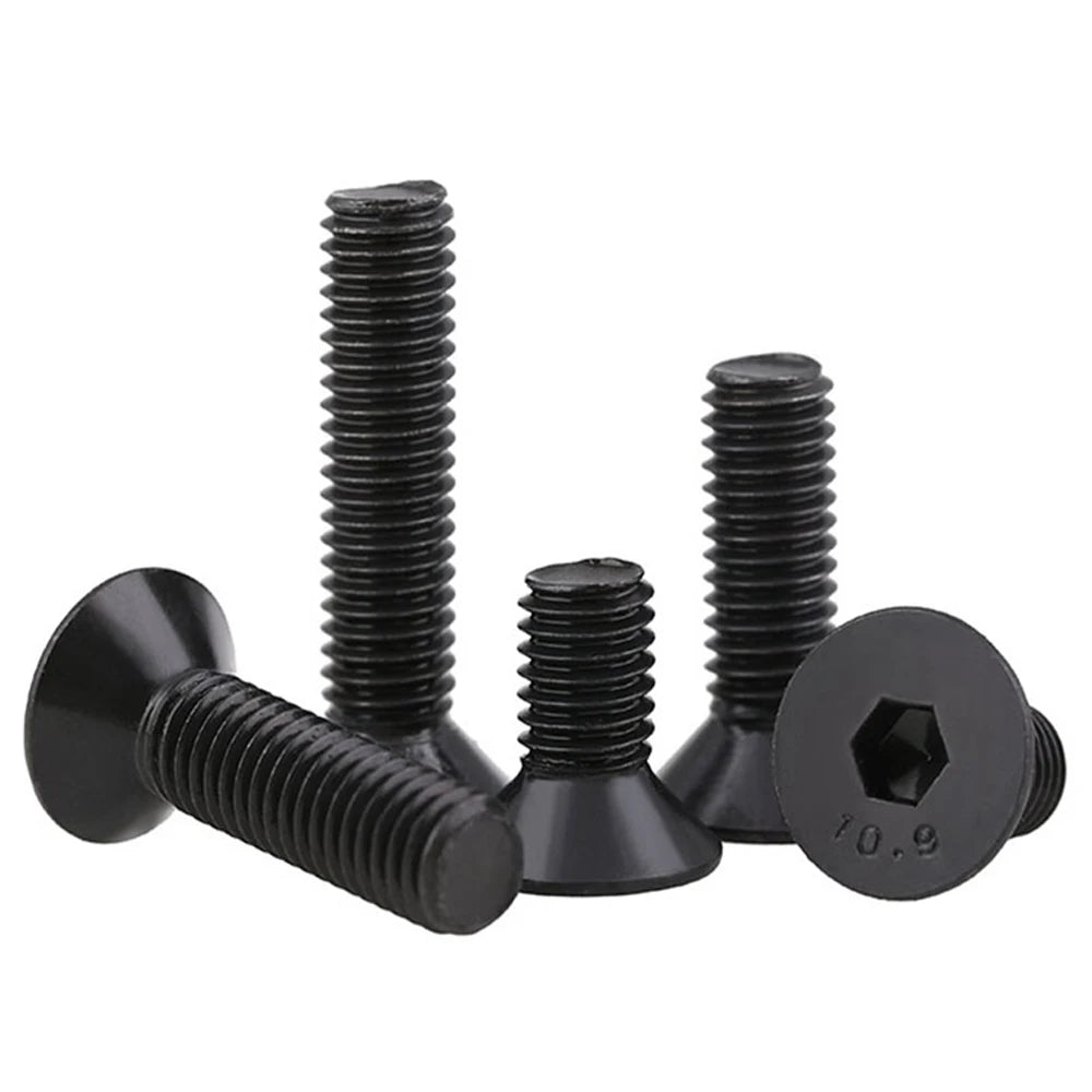 Grade10.9 DIN7991 ISO10642 JISB1194 M2 M2.5 M3 M4 M5 Carbon Steel Hexagonal Countersunk Screw Flat Head Screw Bolt