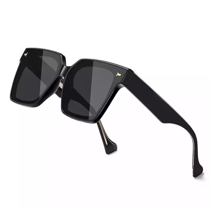 Factory Manufacturing Polarized Large Frame Sunglasses Wide Rim Acetate Legs Thickened Polarized Sun Glasses