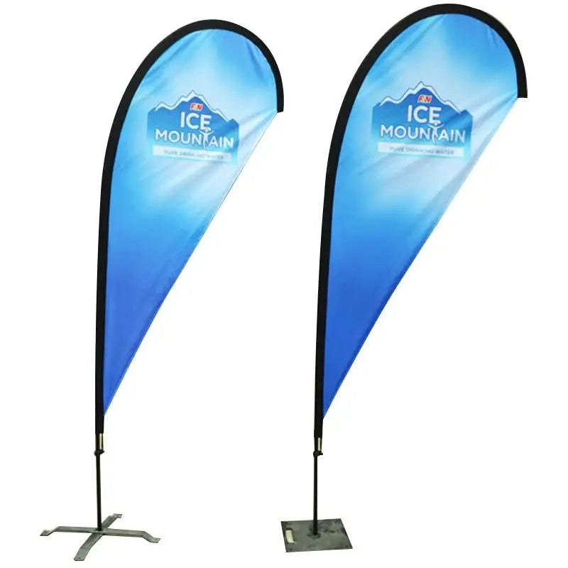 Custom Fiberglass Pole Flag Polyester Flying Banners Flag Promotion Sports Event Outdoor Beach Advertising Flags Banners