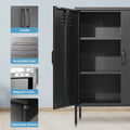Multifunctional Storage Cabinet Space-Saving Organizer for Home Office & Warehouse | Durable Metal Structure Customizable Shelve