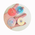 Acrylic Planar Colorful Record Player for Earrings Resin Ear Drop Trendy Jewelry Charms
