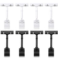 Double Sided Sign Clips Clear Retail Merchandising Signs Price Display Tags Plastic Sign Holder Rotatable Pop Promotion Stand