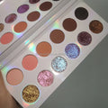 12 Color Matte Duochrome Eye Shadow Palette Vegan High Pigment Vegan Makeup Eyeshadow Palette Private Label Eyeshadow