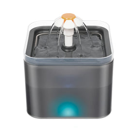 ZMaker 2L Translucent Water Feeder Fountain for Dogs Automatic Pet Drinking Cat Water Fountain