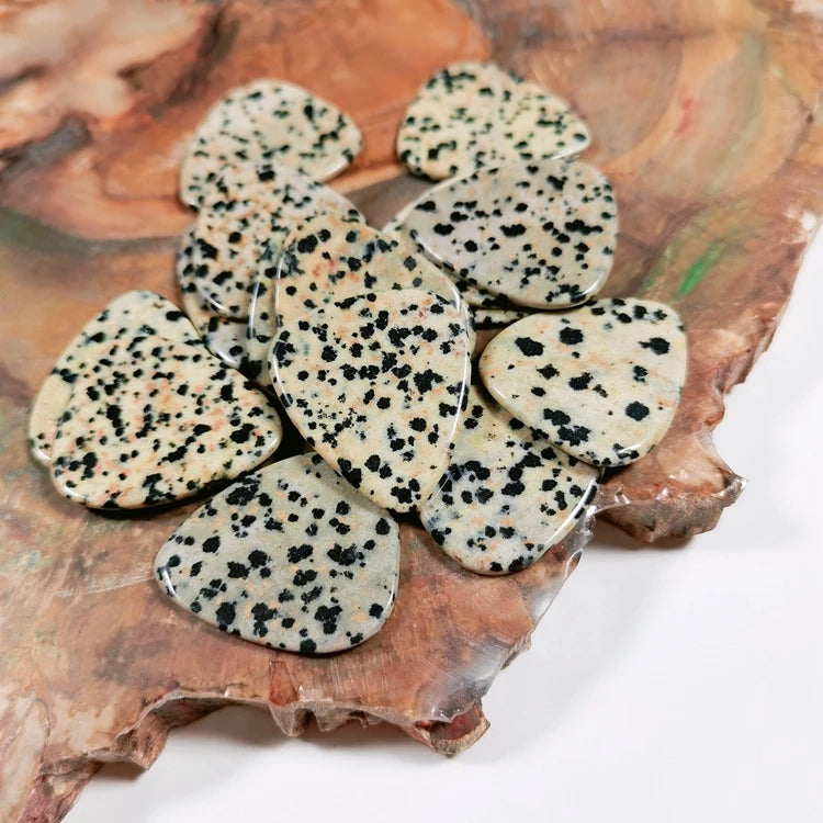 DIY HZ New Acoustic Picks Plectrum Dalmation Jasper Guitar Picks Colorful