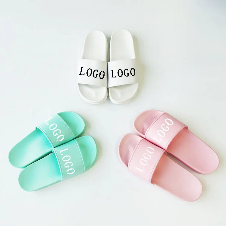 Summer Cheap Unisex PVC House Footwear Sandals Customize Shoes Logo Men Women Indoor Household Comfortable Anti-slip Slippers