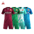 Factory Supplier Oem Custom Design Sublimation Print  Breathable Football Jersey Uniform Shirts Adults Men Soccer Jersey Sets