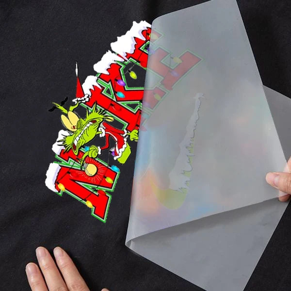 Yunshang Custom Merry Christmas Sticker Dtf Grinch Screen Print Transfers Iron on Transfer for Clothes T-shirt