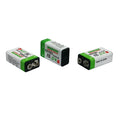 KXD MSDS Certified 600mAh 9V Li-Ion (LiFePO4) Rechargeable Battery for LED Flashlight Home Appliances Power Tools Electric
