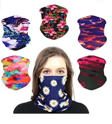 BSBH Wholesale Fashion Custom Silk Magic Bandana With Logo for Sports Tube UV Face Neck Gaiter Mask Balaclavaa