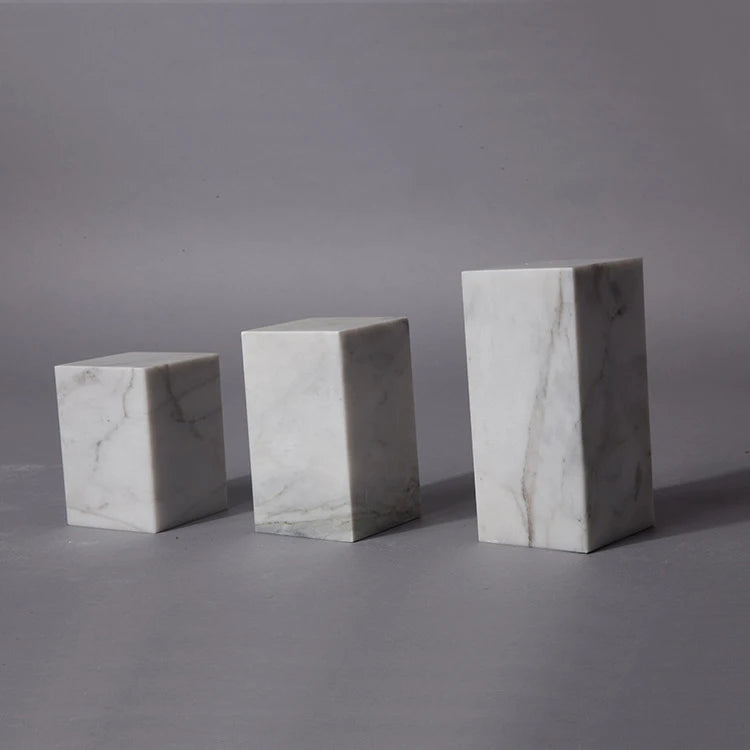 Nordic Modern Design Marble Ornaments for Home Interior Decor Elegant Decoration Pieces Accessories from Dubai Stone Ornament