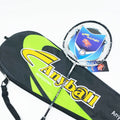 Popular  Professional Aluminum Alloy Cheap String Badminton Racket Single Piece Racquet With String and a Bag