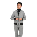 2023 Bosha Custom Casual Men's Coat Heated Dyed Jacket With Stand Collar Single Breasted Closure Solid Pattern ODM Supply