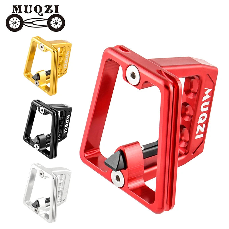MUQZI Folding Bike 3 Hole Front Carrier Block Bag Rack Pig Nose Front Shelf Adapter Folding Bike Parts