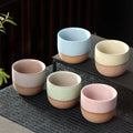 Cheap Clay Pottery Japanese Bubble Tea Cup Retro Kiln Change Ceramic Cup Wholesale