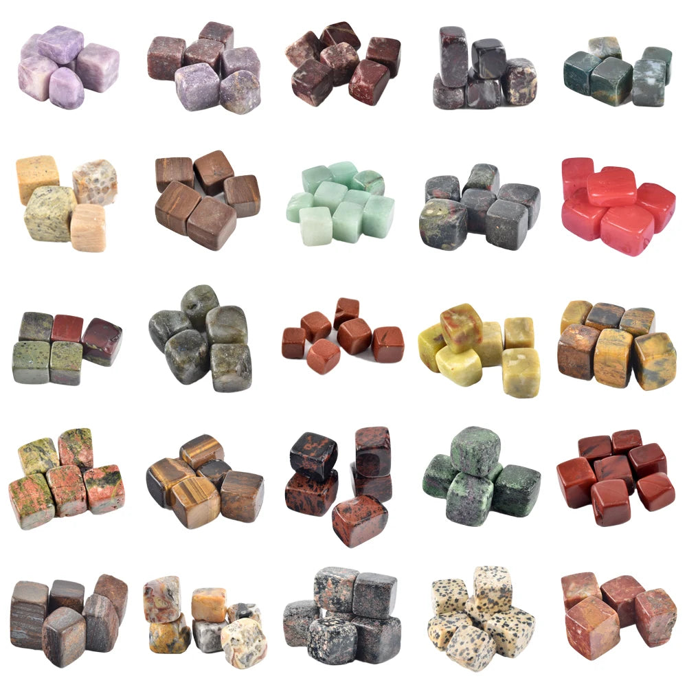 Wholesale Crystals Mineral Gemstone Specimen Natural Healing Crystal Square Tumble  Stone