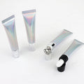 Cylinder 5ml Lipgloss Tube Empty Transparent 5ml Liquid Lipstick Container with Applicator and Wand Lip Gloss Tubes