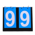 Wholesale MUDA Model 23-08 Portable 2-Digit PVC & PU Mini Baseball Scoreboard Printed Logo Stand-Up Outdoor Beach Training