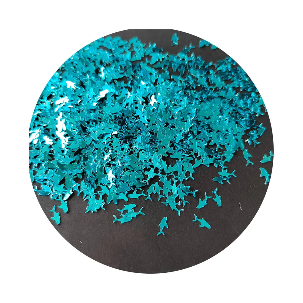Lovely Dolphin Shape Sequins Mini Shark Glitter Sequin Paillettes for Nail Art Manicure Wedding Decoration Confetti