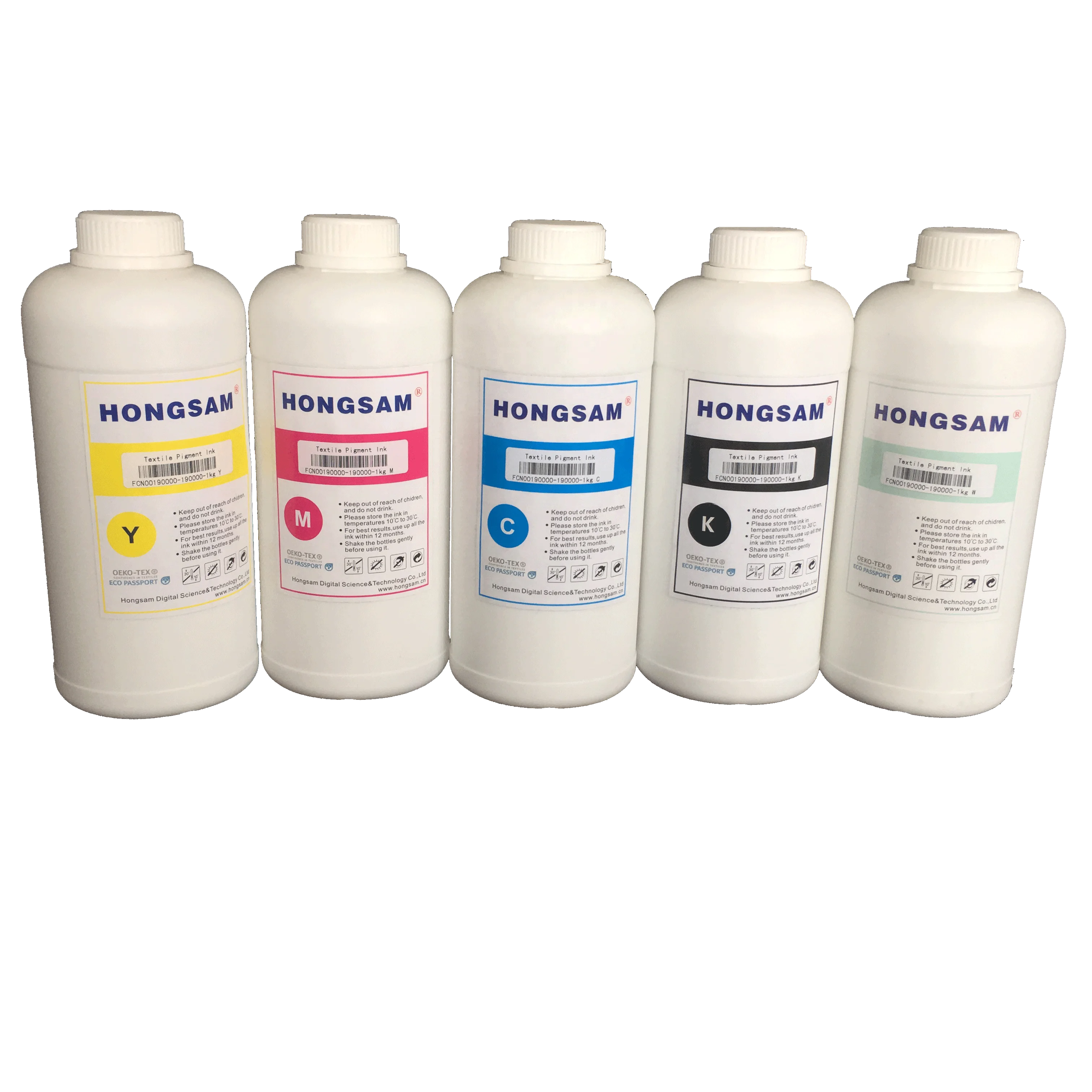 Hongsam Water Based New Technology Dtf Direct to Film Ink for Epson I3200 4720 Dx5 Xp600 Heads