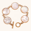 Dingran Hand Made Jewelry Boho Natural Shell Bracelet Waterproof Stainless Steel Jewelry