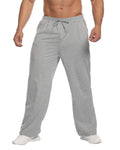 Custom Plain Sweatpants Mens Casual Sweatpants With Pockets Open Bottom Athletic Yoga Running Loose Fit Joggers for Men
