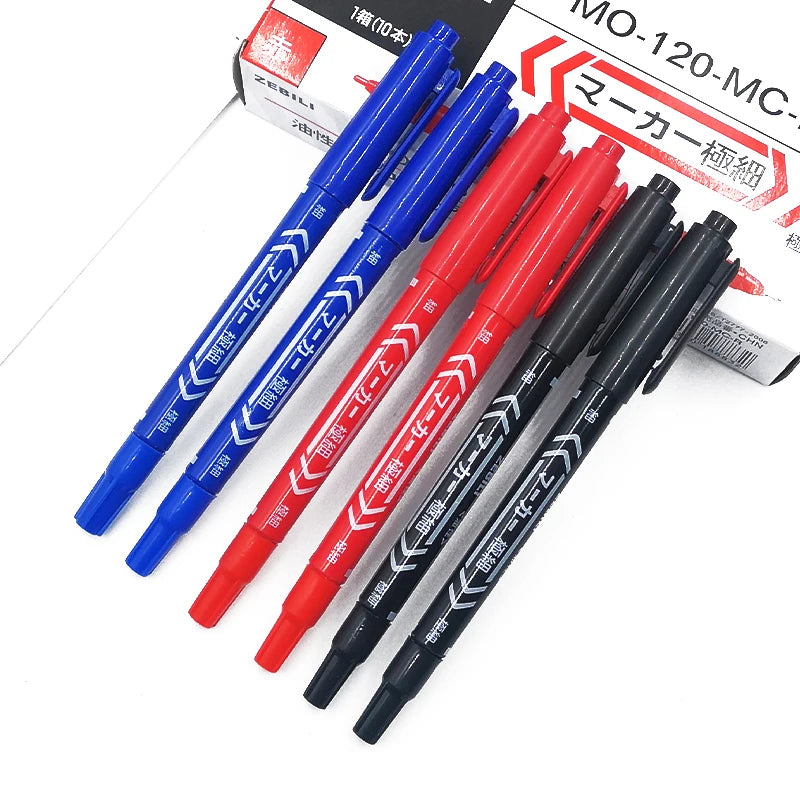 Quick-Drying Oily Painting Art Marker Waterproof Double-Head Pen Set Packaging