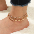 Beach Leisure Anklets: Retro Ethnic Style Bell Tassel Jewelry - Wholesale Accessories