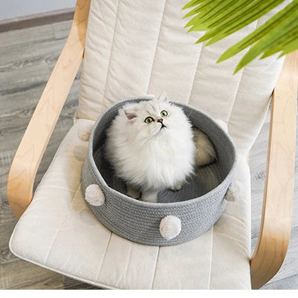 KUYUE Cotton rope storage basket suitable for storing dog toys etc