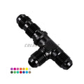 Lightweight Aluminum An3 An4 An6 An8 An10 on the Run Flare Tee Forged Bulkhead Fittings
